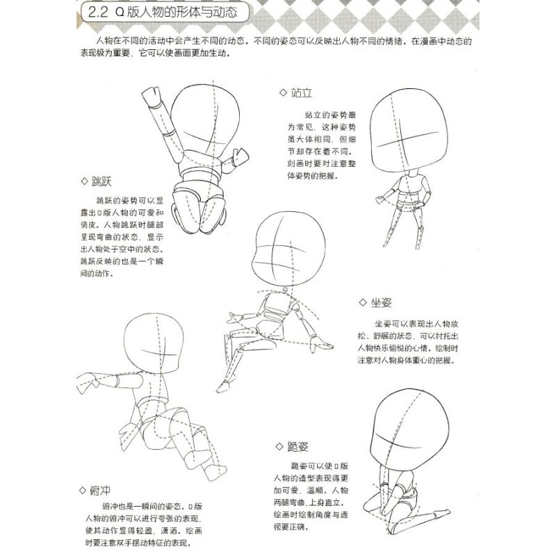 [正版图书]超级漫画人物设定与素描技法100例 画漫画入门教程书 绘画书籍 动漫手绘漫画素描书 Q版角色画法 新手零基