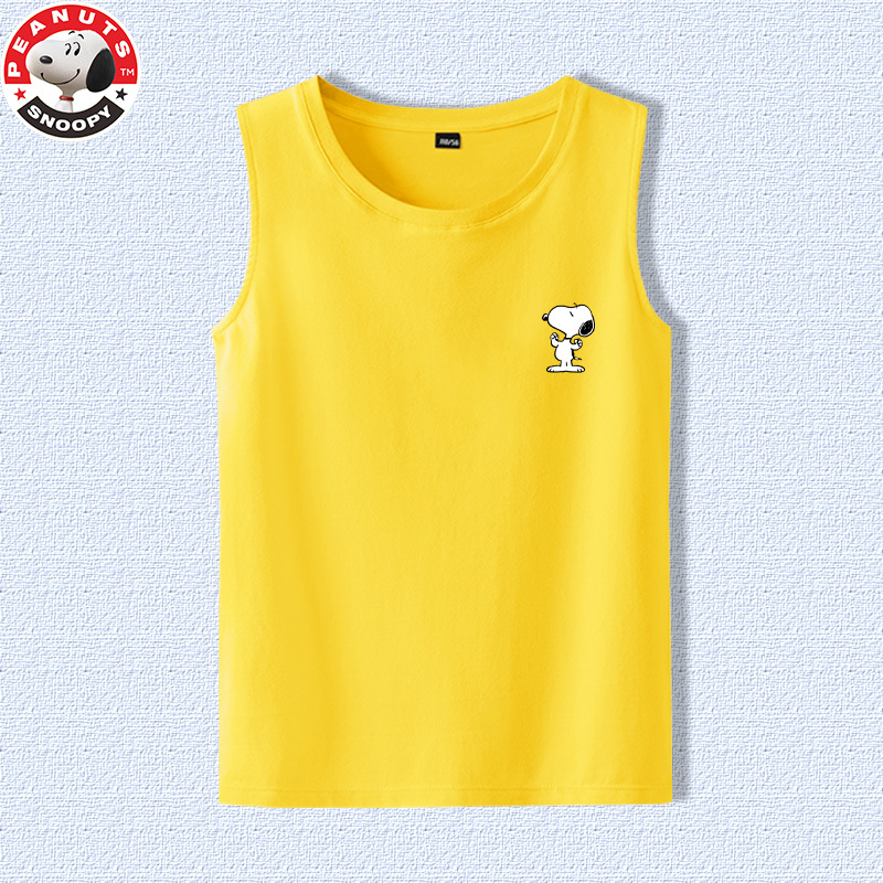 史努比(SNOOPY)儿童夏季跨栏背心男女童卡通印花背心TBX1