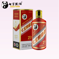 上海品牌七宝熊猫酒500ml/瓶酱香型53度白酒国庆70周年纪念酒
