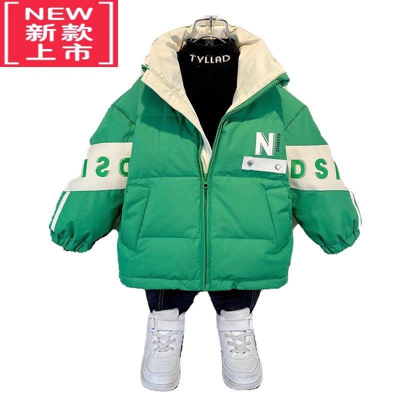 可莉允男童羽绒服外套2022新款儿童韩版冬季棉衣潮酷小孩加厚棉服图片