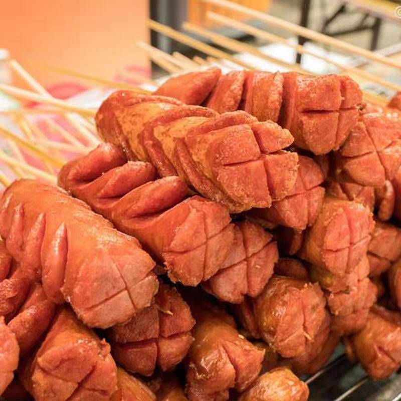 双汇50g*10支汇福来蒸煮淀粉肉肠 冷拼 炒菜 涮锅 烧烤 麻辣烫 火锅 油煎即食香肠