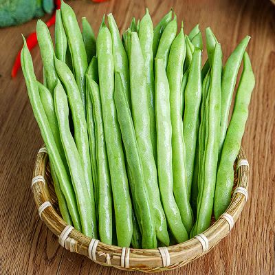 油豆角5公斤 油豆角批发]东北油豆角一点红油豆角新鲜现摘自产自销原产地直发