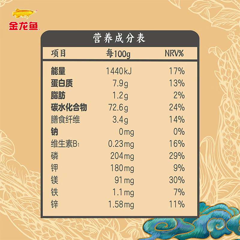 金龙鱼御品全谷物杂粮大米 2.5kg高清大图