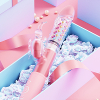 谜姬(Mizz Zee)转珠伸缩震动棒全自动伸缩旋转摇摆炮机仿真阳具振动AV棒跳蛋女用自慰器成人情趣女性系列用品