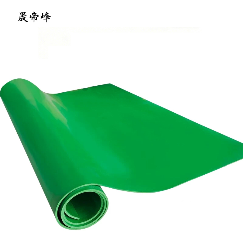 晟帝峰 绝缘橡胶垫 绿 1m*1m*厚3mm耐压5kv 平方米高清大图