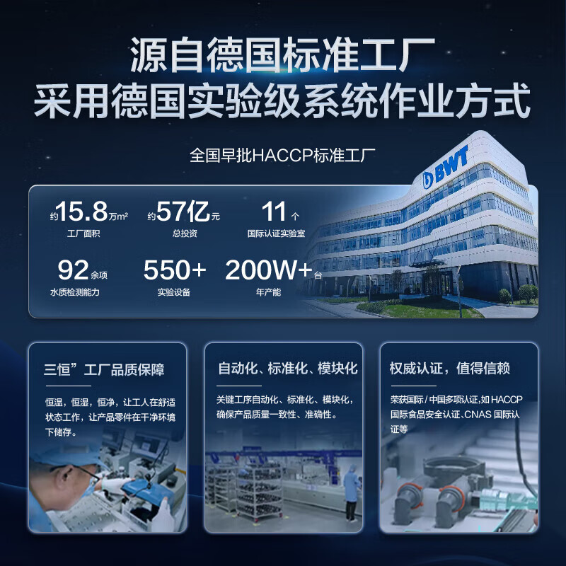 海尔(Haier)前置过滤器7T大通量家用净水器40微米反冲洗精滤实时水压监测全屋净水HP-37高清大图