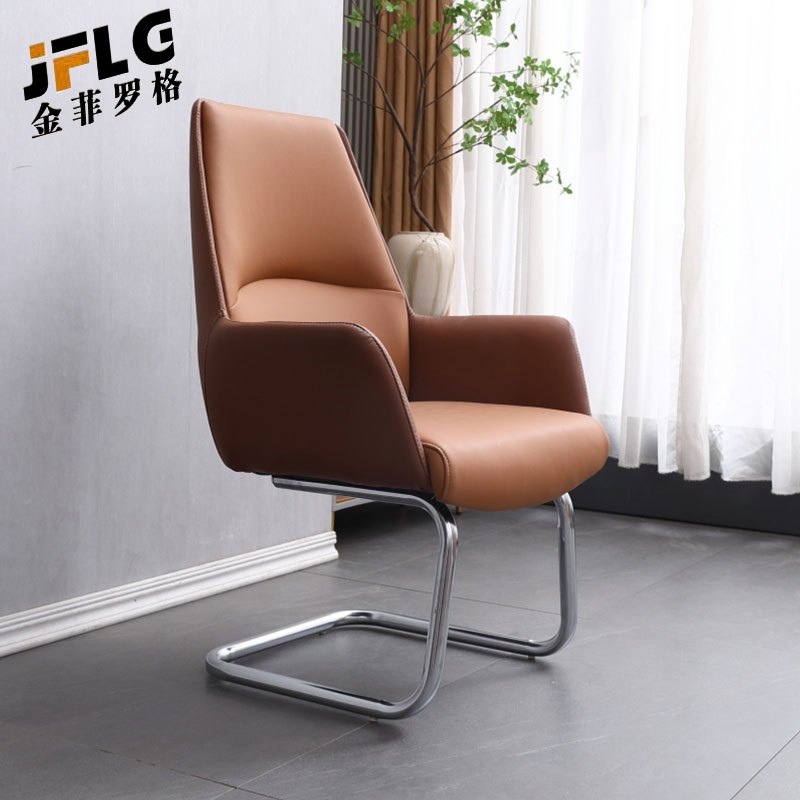 苏宁 金菲罗格 办公家具西皮中班办公会议经理椅高清大图