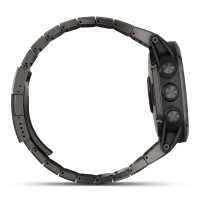 【顺丰发货】【送截表器】佳明GARMIN飞耐时fenix5xPlus 健身音乐时尚NFC支付户外运动手表100防水（钛合金表身表链ADLC镀膜蓝宝石镜面）