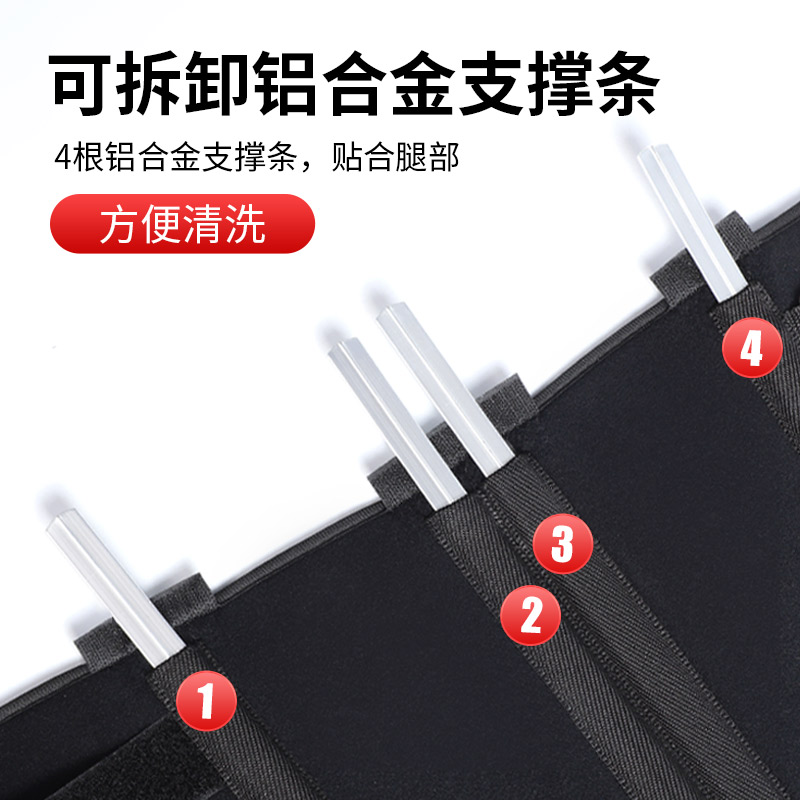 医用膝关节固定支具膝盖骨折下肢髌骨半月板脱位术后支架夹板护具高清大图