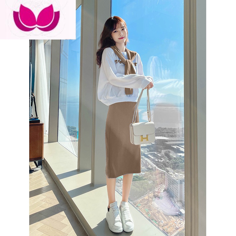 七斓春装女装套装2023年新款活泼减龄早春穿搭奶呼呼的卫衣套春季高清大图