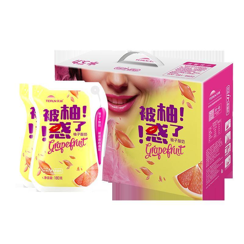 天润(TERUN)新疆特产被柚惑了酸奶浓缩酸牛奶 180g*12袋