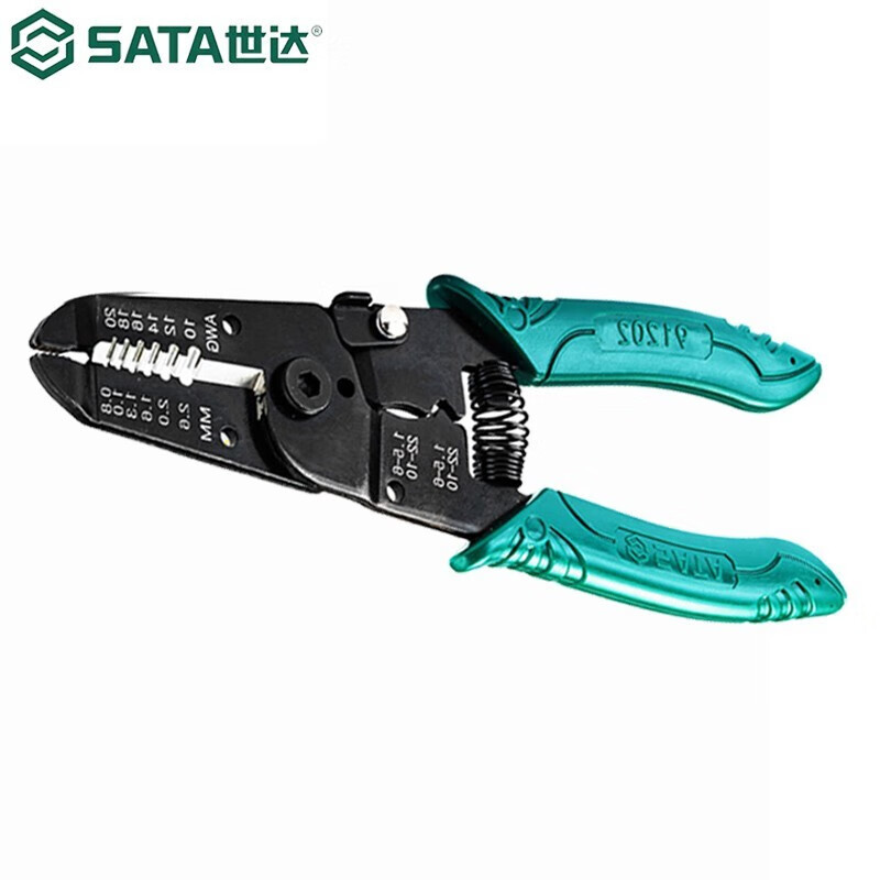 世达(SATA) 工具钳子6英寸7英寸带刃口剥线钳 91202 7英寸 91202