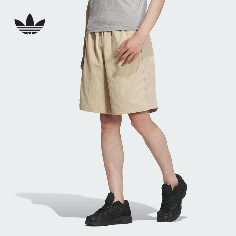 阿迪达斯(adidas)2024男舒适户外休闲百搭运动中裤短裤JN7132