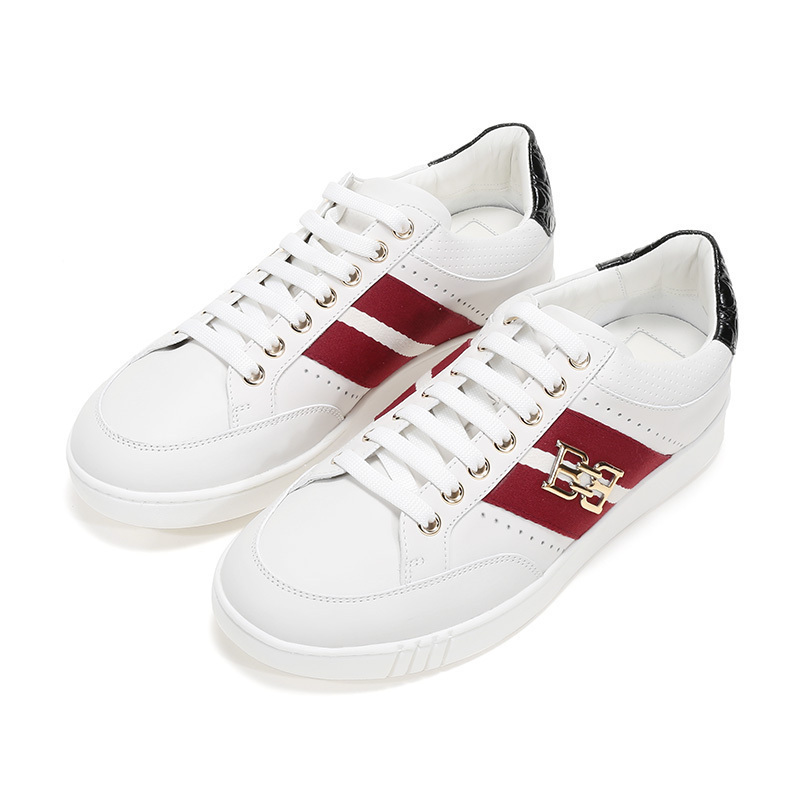 bally巴利男士织物配皮休闲运动鞋板鞋winton