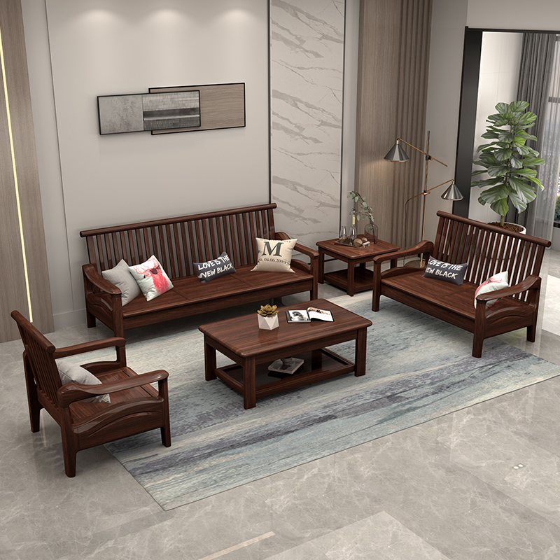 沙发转角沙发变形沙发床多功能沙发组合客厅家具木配布海绵沙发视频