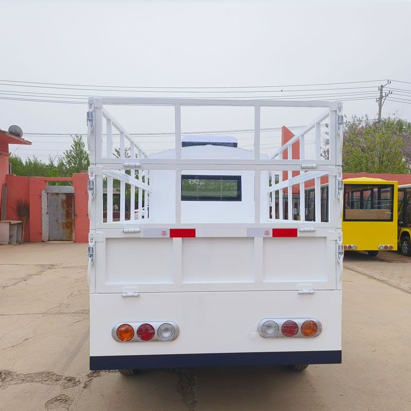 婉晨巡逻车皮卡2座观光车带斗厢货车升降翻斗搬运拉货转运车图片