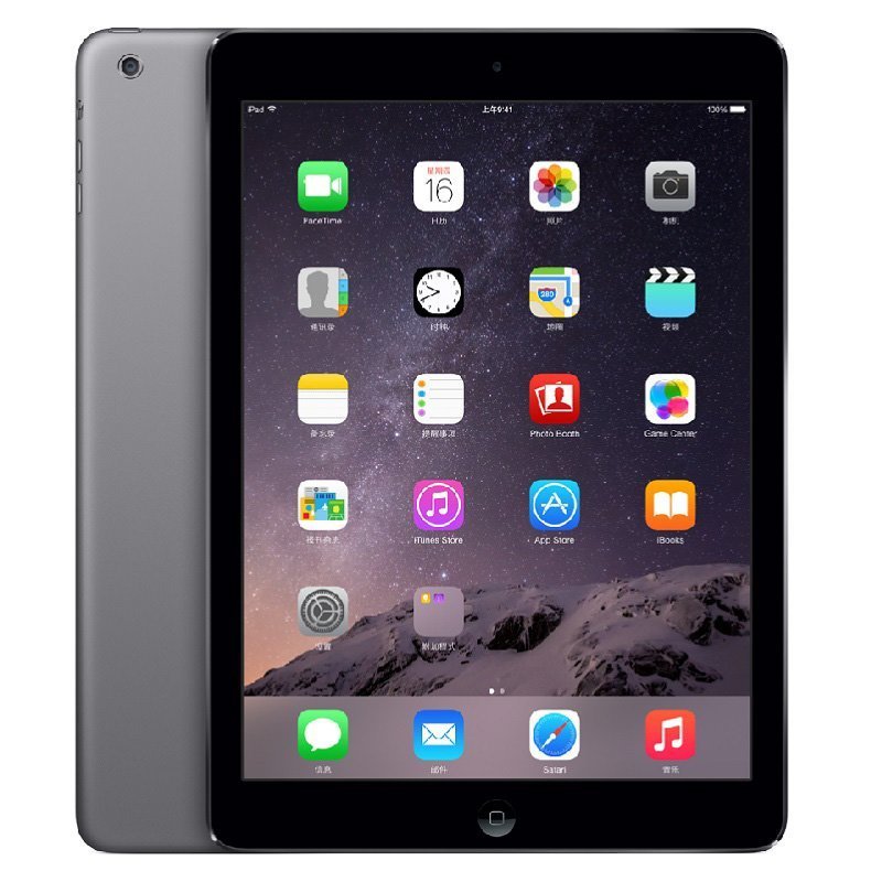 Apple iPad Air 2 平板电脑（9.7英寸 64GWLAN版 MGKL2CH/A）深空灰