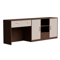 洛创 电视柜桌凳 200*40*75cm 套