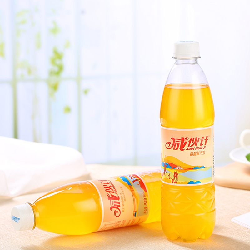 咸伙计 盐汽水520ml*12瓶 整箱 香橙口味