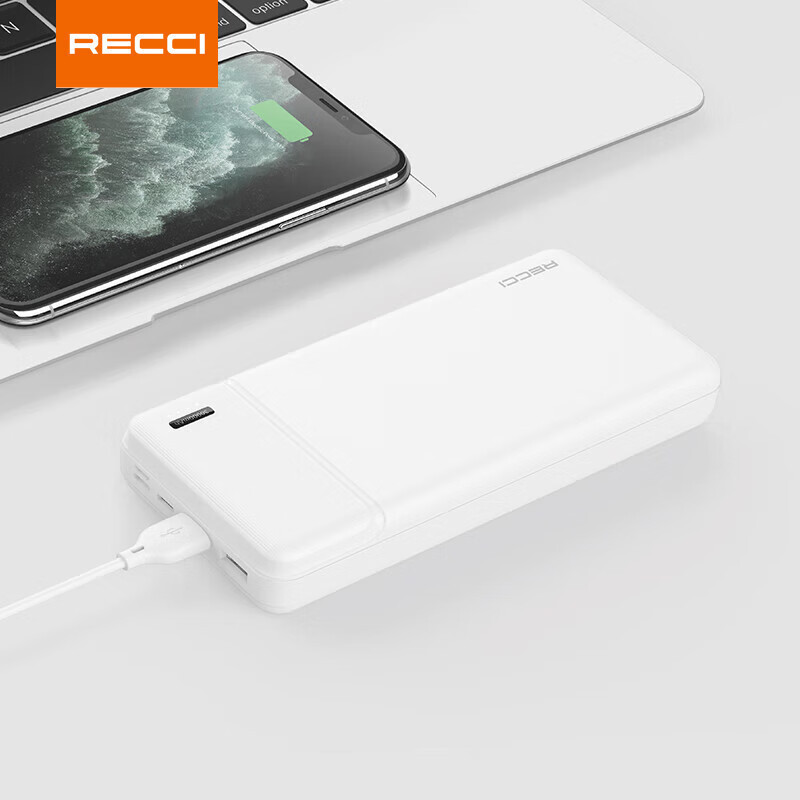 锐思RECCI充电宝 5000毫安 RPB-N15白色高清大图