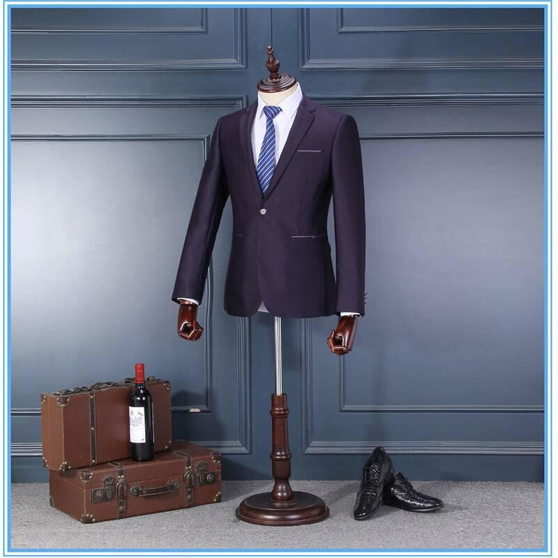 模特道具男半身衣架西装礼服西服拍照展示架服装店假人模特架