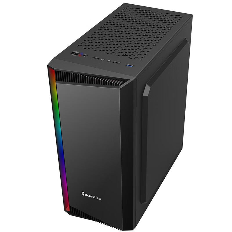 铭能 i9级12核2673V3/RTX3060/5700XT/32G内存/1T固态 台式电脑 台式机 电脑主机 组装电脑 家用办公电脑商务娱乐学生游戏电脑台式组装机+27英寸全套高清大图