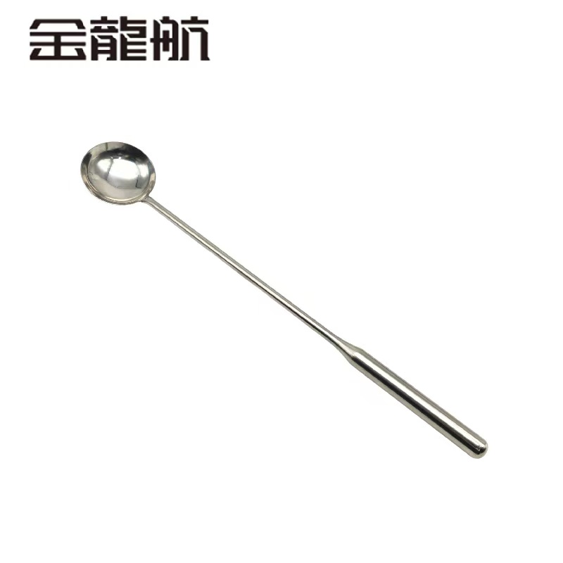 金龙航 不锈钢无磁圆头打菜勺/个高清大图