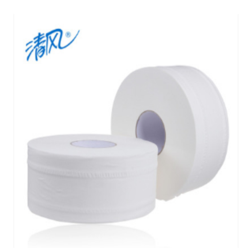 清风 BJ02JY 大盘纸卫生纸双层珍宝大卷纸卷筒手厕纸 240米-12卷