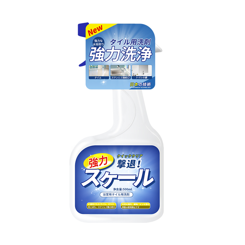 [补贴10%]瓷砖清洁剂洁瓷剂厨房台面玻璃浴室地砖家用厕所去污垢水垢洁瓷精 1瓶装(含喷头)高清大图