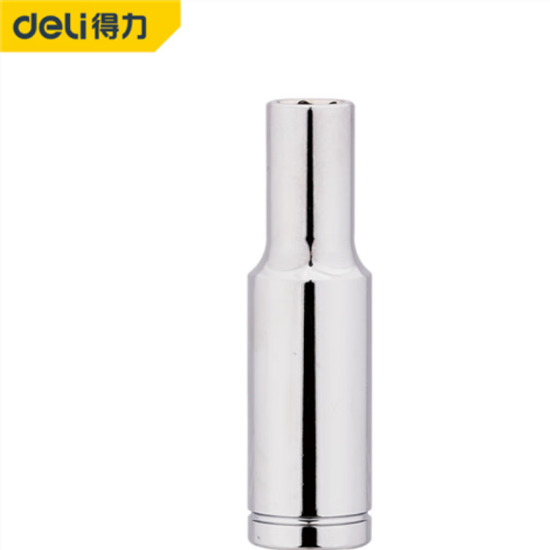 得力 (终保)6.3mm系列六角长套筒(银)10mm[DQ2430]高清大图
