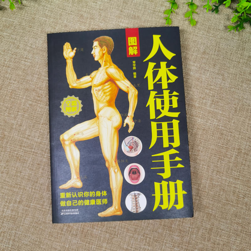 [正版]图解人体使用手册全彩图解典藏版常学辉编著基础医学生活中医养生经络穴位常见病中医疗法人体经络使用图册基本结构全家庭高清大图