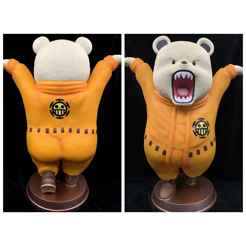 海贼王贝波熊gk大熊像动漫模型手办摆件视频