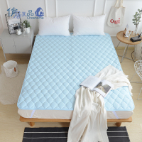 俏居(Choshome)家纺 纯色床垫简约风1.8m床保护垫1.5m 四季可用防滑床垫子纤维材质学生床褥子可机洗