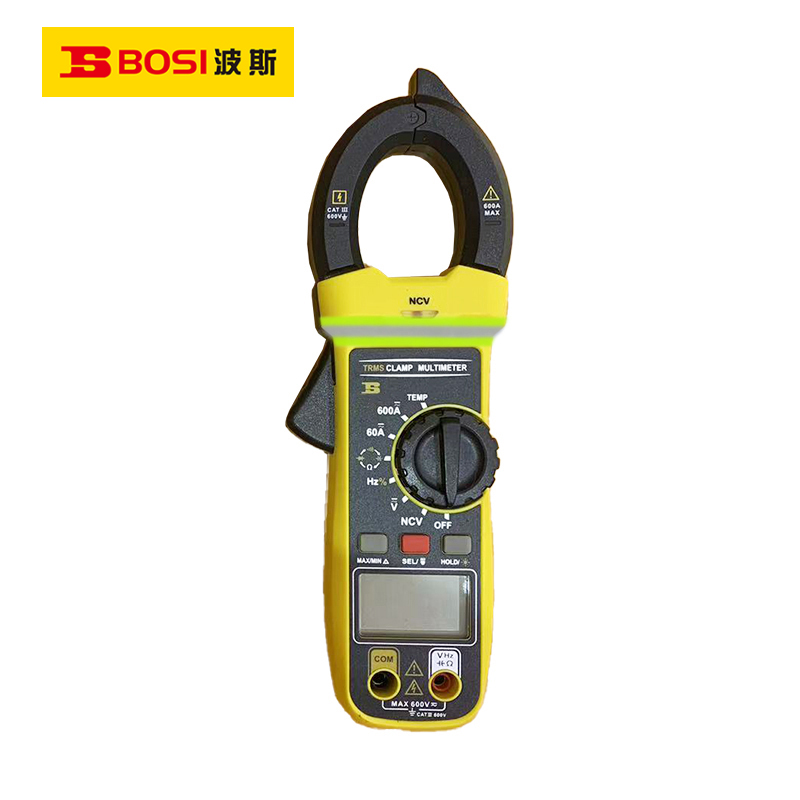 波斯(BOSI) 荧光系列钳型数显万用表 215×75×43mm 个