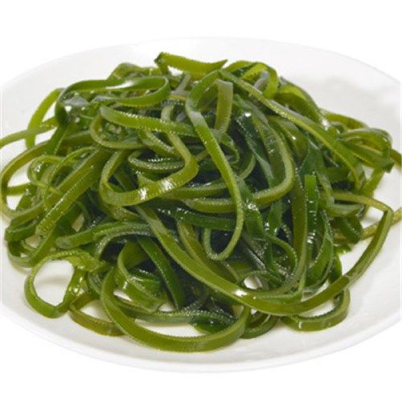 盐渍海带丝 5斤 嫩绿 厚长丝 海带 海白菜 火锅食材 干货 海藻菜 批发麻辣烫菜食材 约3斤薄海带边丝