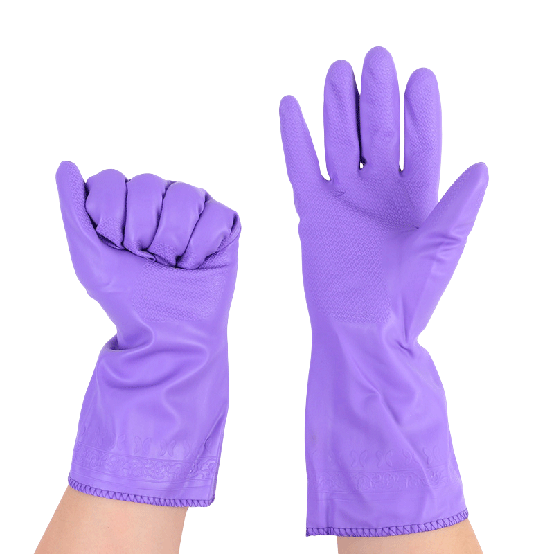 酷美智悦 加绒手套紫色短款 KM-FH299 双高清大图