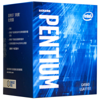 英特尔(intel) G4560 3.5G奔腾CPU双核四线程 盒装 处理器 LGA 1151 cpu 双核心