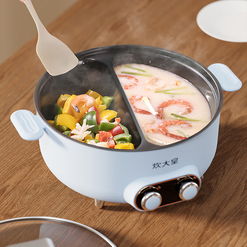 炊大皇 COOKER KING液体加热器(鸳鸯锅)CDH-DG2060蓝色6L(单位:个)高清大图