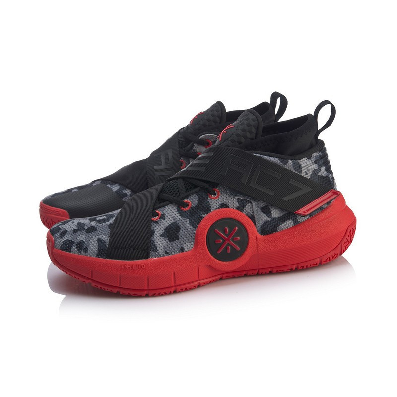李宁（LI-NING）男士韦德之道全城7赞助版魔术贴防滑耐磨篮球鞋ABAP105