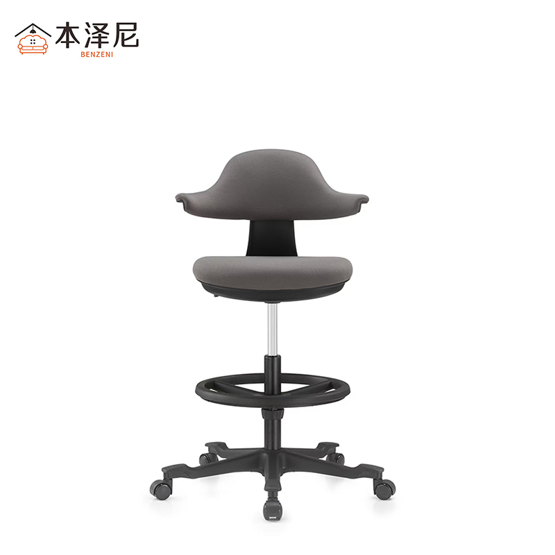 本泽尼 旋转升降椅 HTYFN-YZ01X 450*450*1160mm 把高清大图