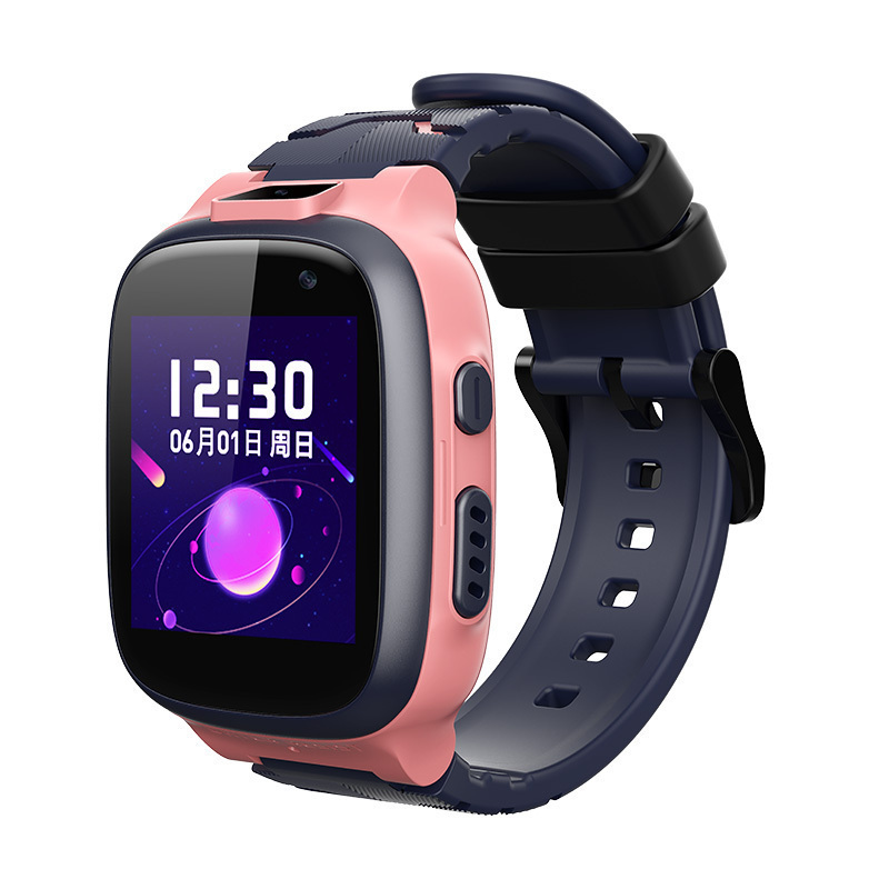360儿童电话手表P1 Pro 4G全网通高清双摄移动支付视频通话定位智能问答学生手表 樱花粉高清大图