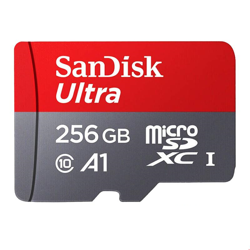 闪迪256g内存卡class10高速micro sd卡手机内存监控摄像头行车记录仪