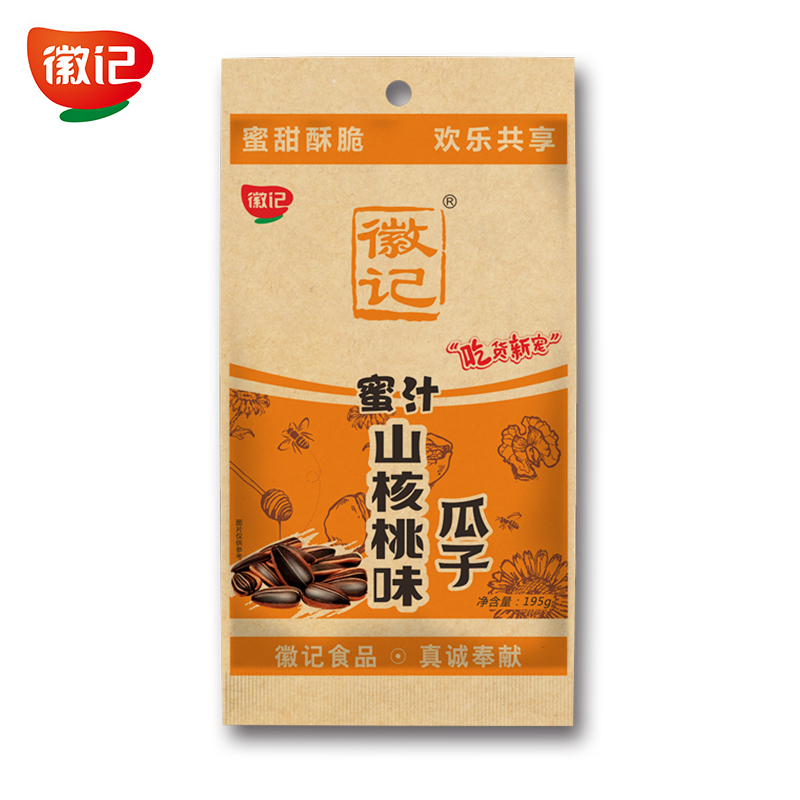 徽记蜜汁山核桃瓜子195g-JH
