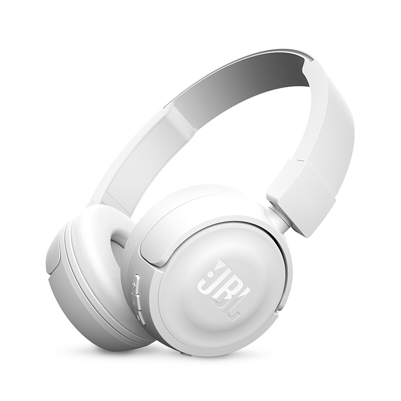 JBL/T450BT头戴式蓝牙无线耳机 可折叠便携头戴贴耳式 立体声音乐耳机跑步运动游戏耳机 白色