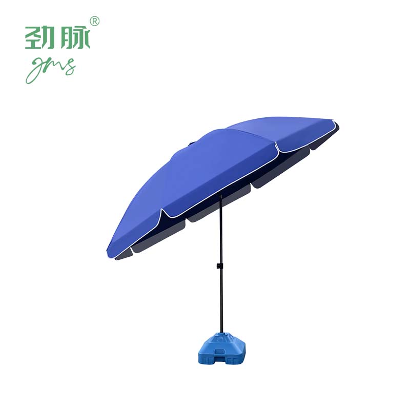 劲脉 遮阳伞 2米单层+底座 把高清大图