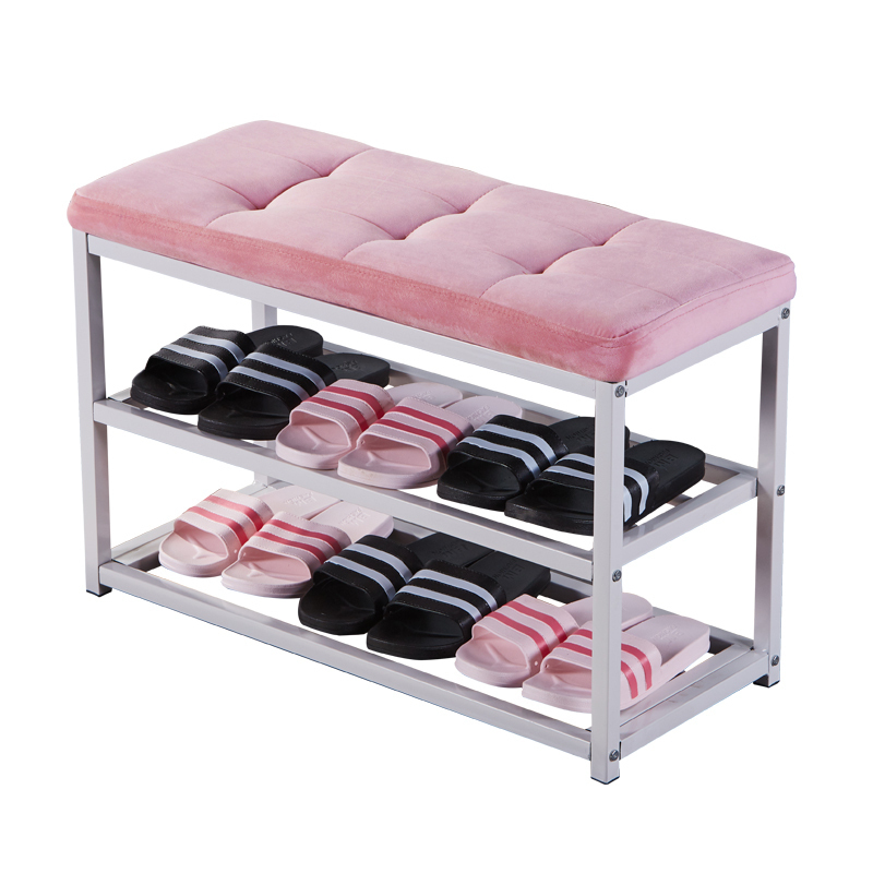 美帮汇多功能换鞋凳创意收纳鞋架宿舍可坐沙发长方形置物凳子家用储物柜高清大图