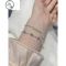 JiMis925银银玉石和田玉碎银子手链女生复古小众设计感百搭送闺蜜