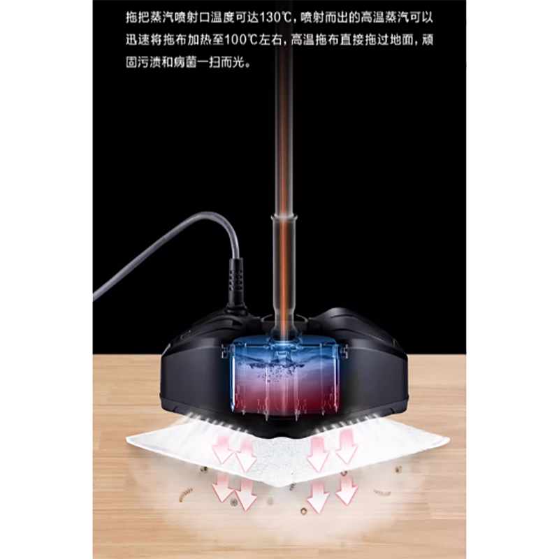 艾美特(Airmate) 蒸汽电动拖把家用高温电动免洗除菌螨杀菌去油污拖地 LMS02高清大图