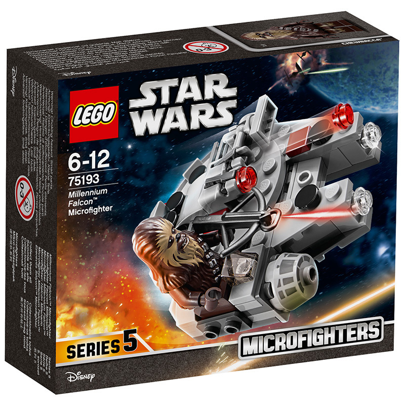 LEGO 乐高 Star Wars星球大战系列 千年隼号迷你战队套装 75193 50-100块 6-12岁 塑料玩具
