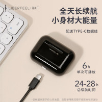 冇心蓝牙耳机双耳入耳式超长待机女生款可爱运动耳机跑步真无线蓝牙安卓通用苹果oppo华为vivo有心T2-墨蓝